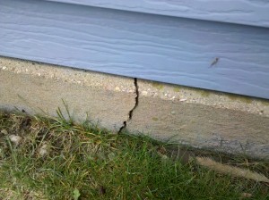 Are you concerned about a crack in your foundation?